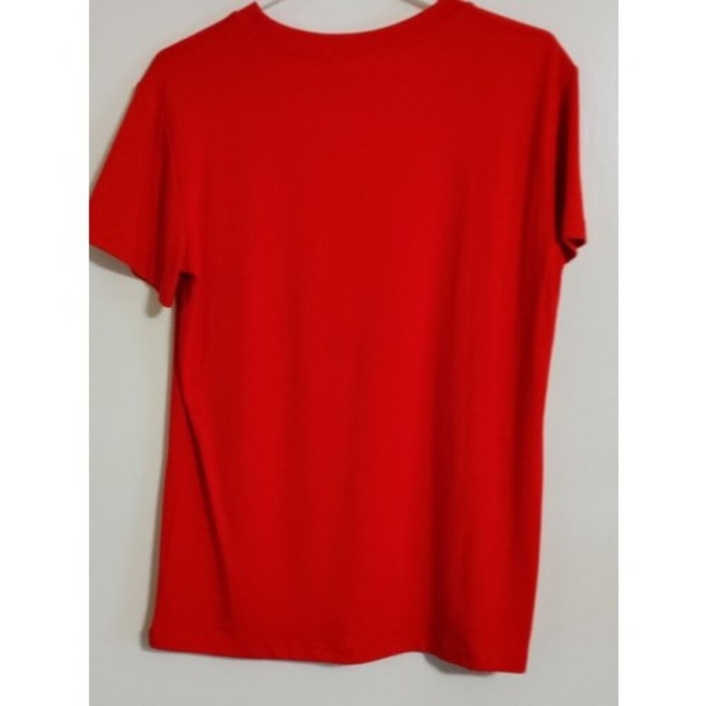 Christmas T-Shirt Medium NWOT Womens MERRY AND BRIGHT - Picture 4 of 9
